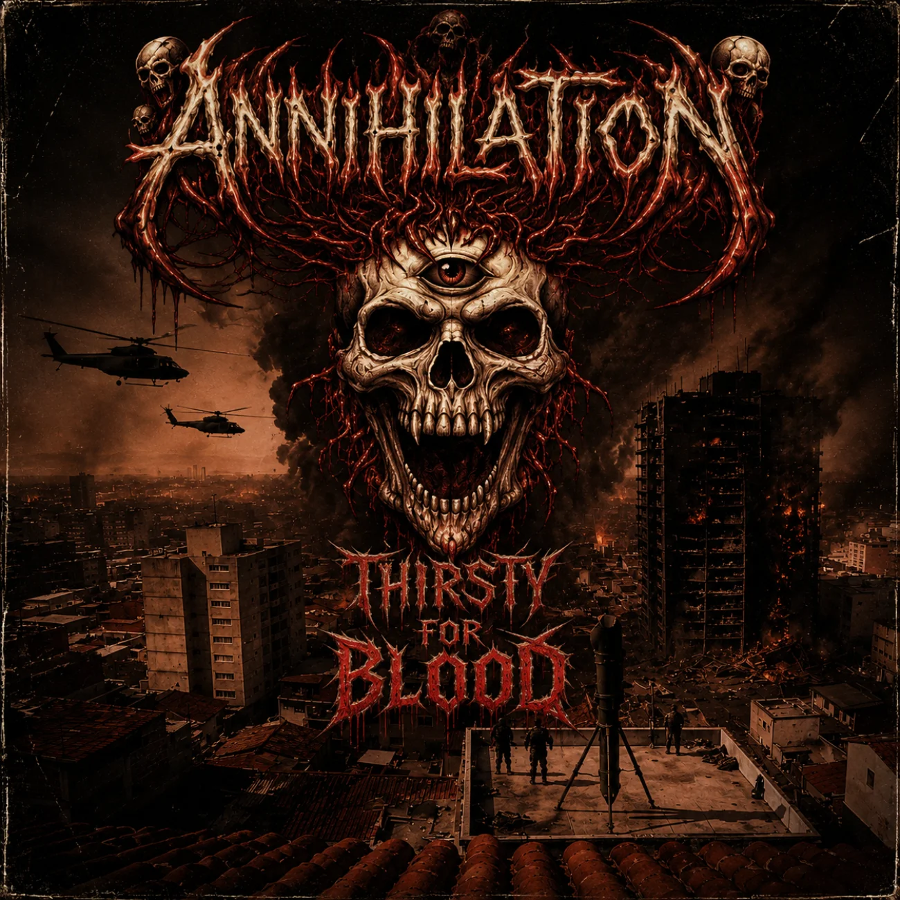 Annihilation — Thirsty for Blood, key art