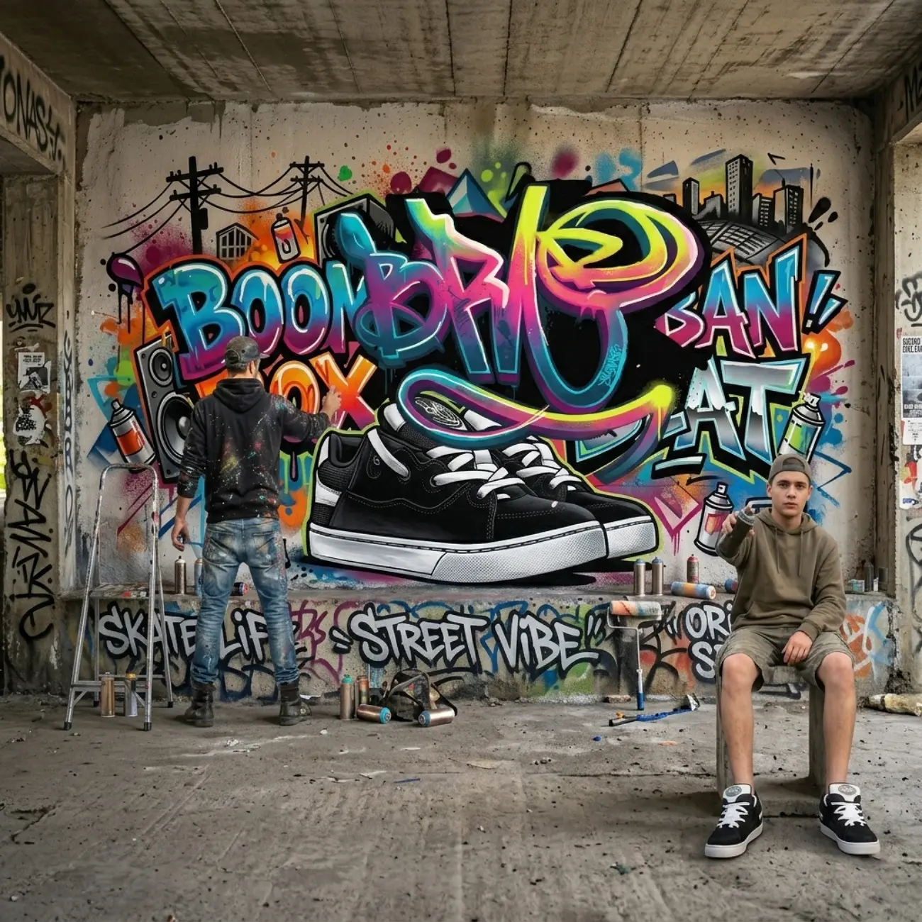 BPN Shoes — skatepark, hechos a mano
