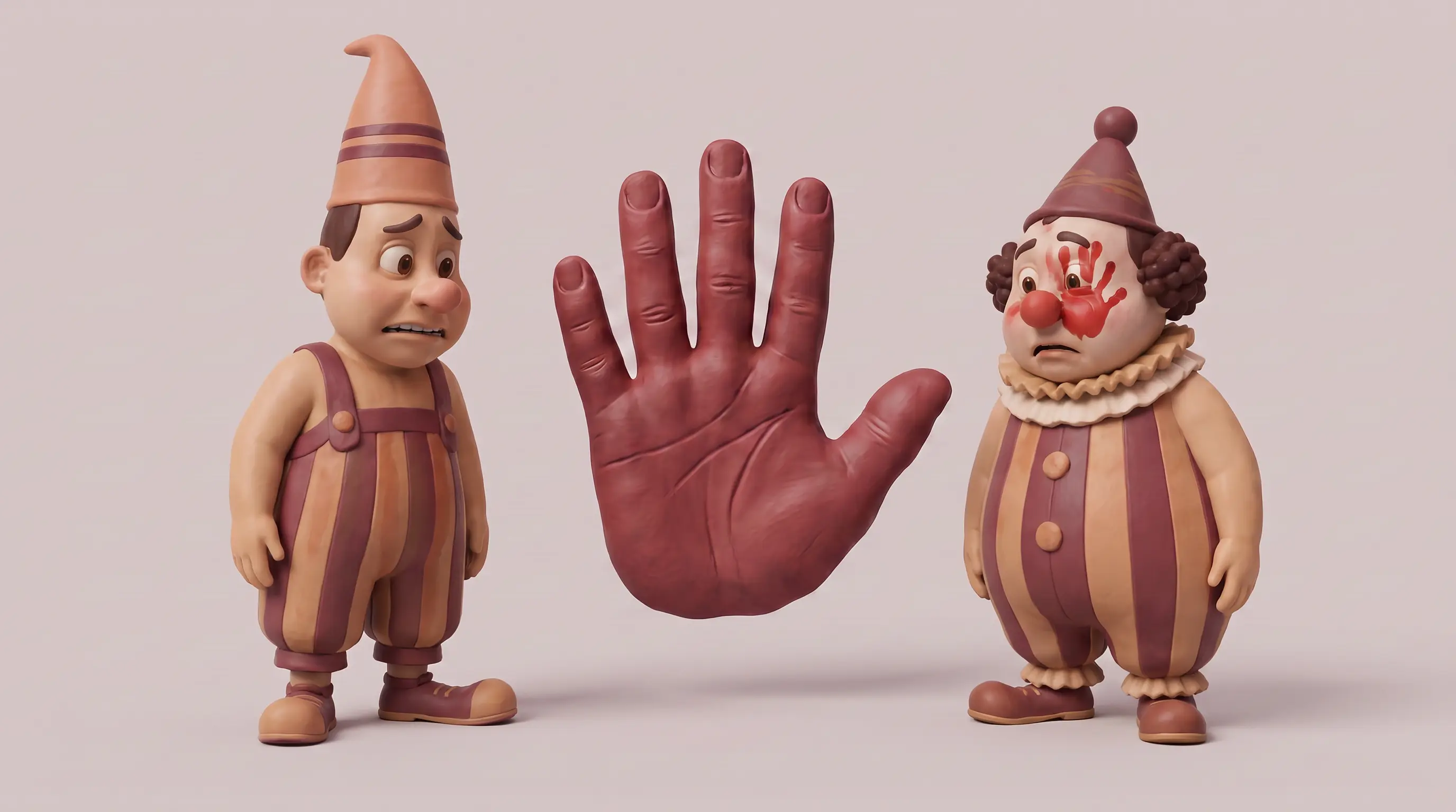 Huella de una mano sobre roca, como una pintura rupestre — copiada y pegada a la piedra