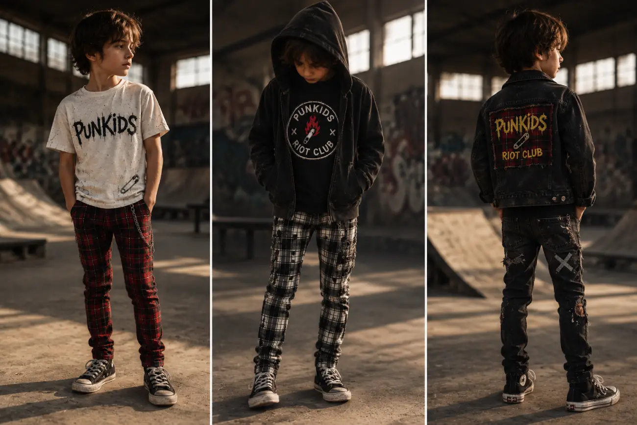 PunKids — lookbook skatepark