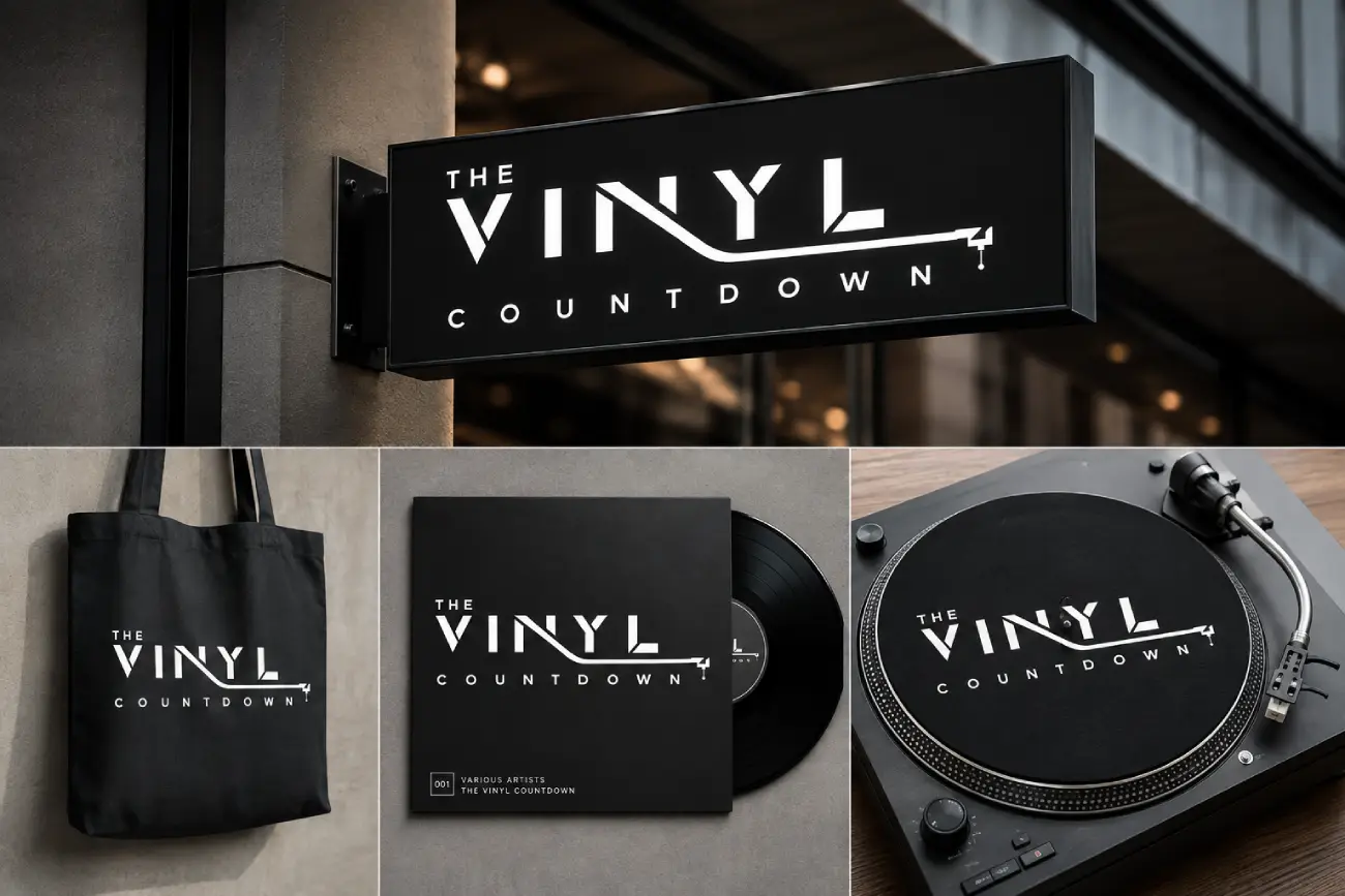 The Vinyl Countdown — aplicaciones de marca